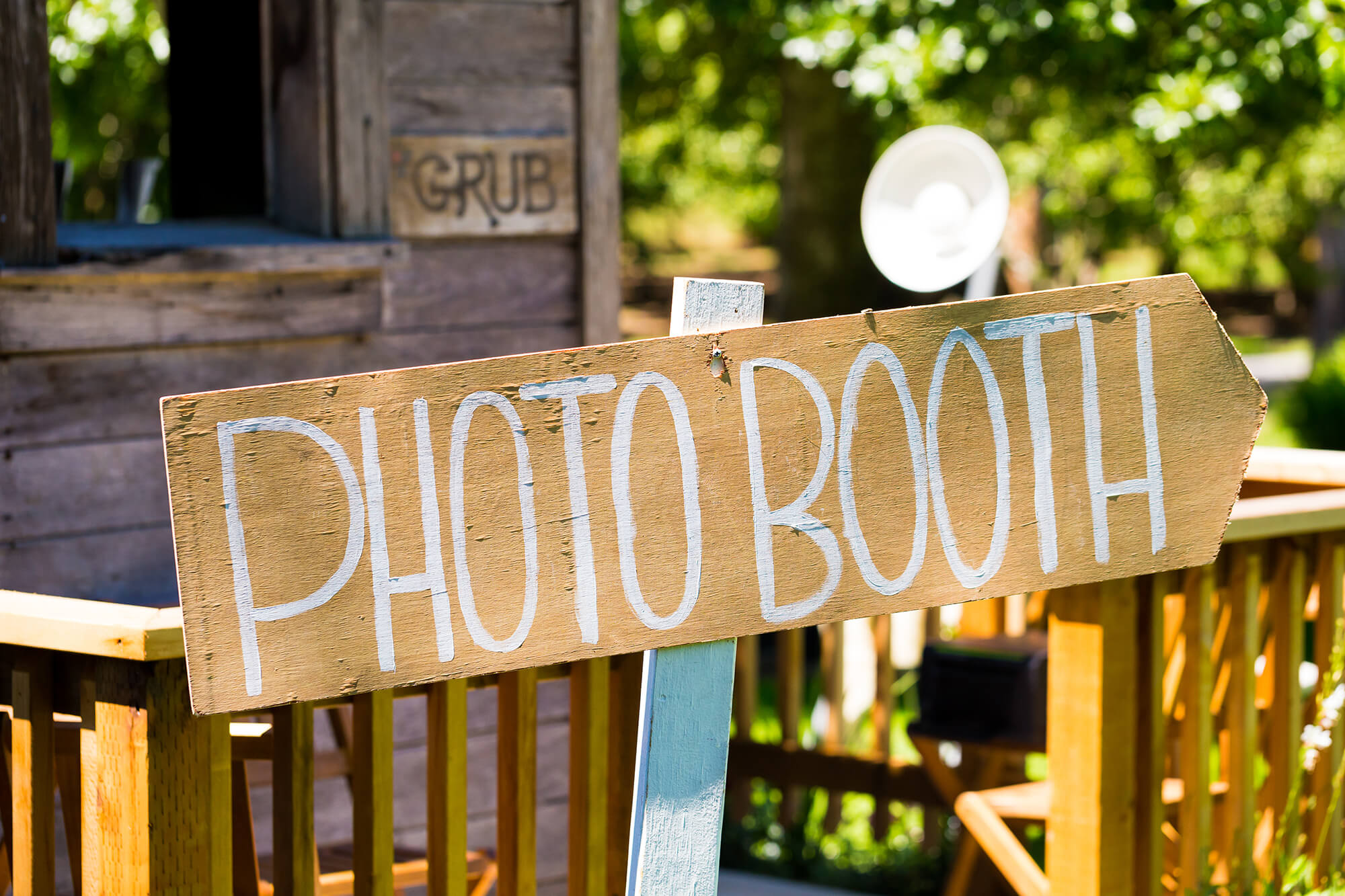 Fotobox Schild