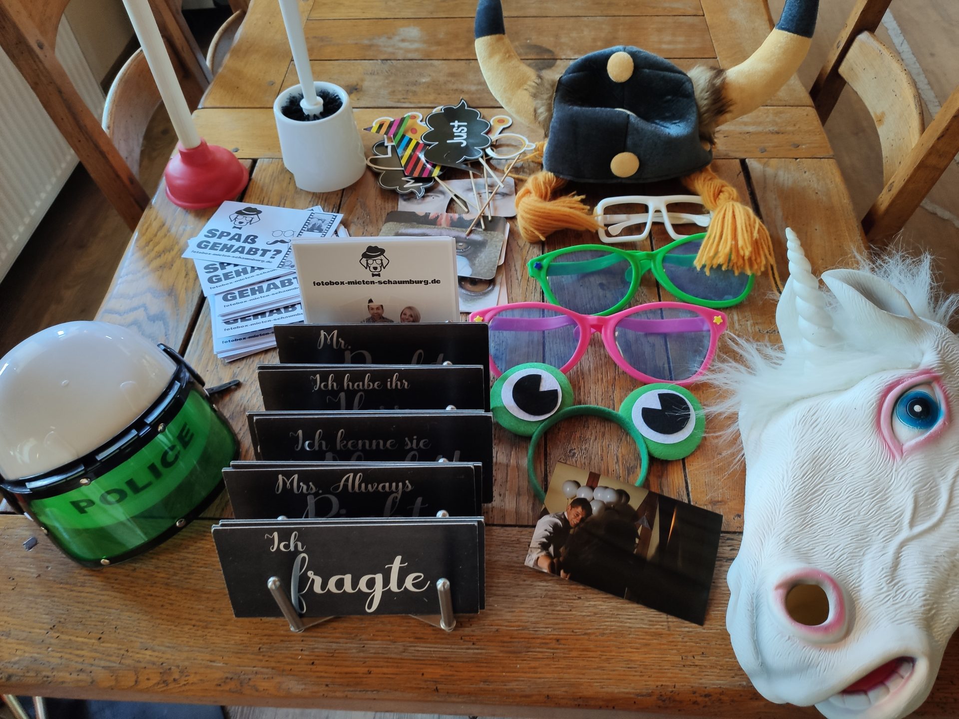 Fotobox im Café im Schafstall