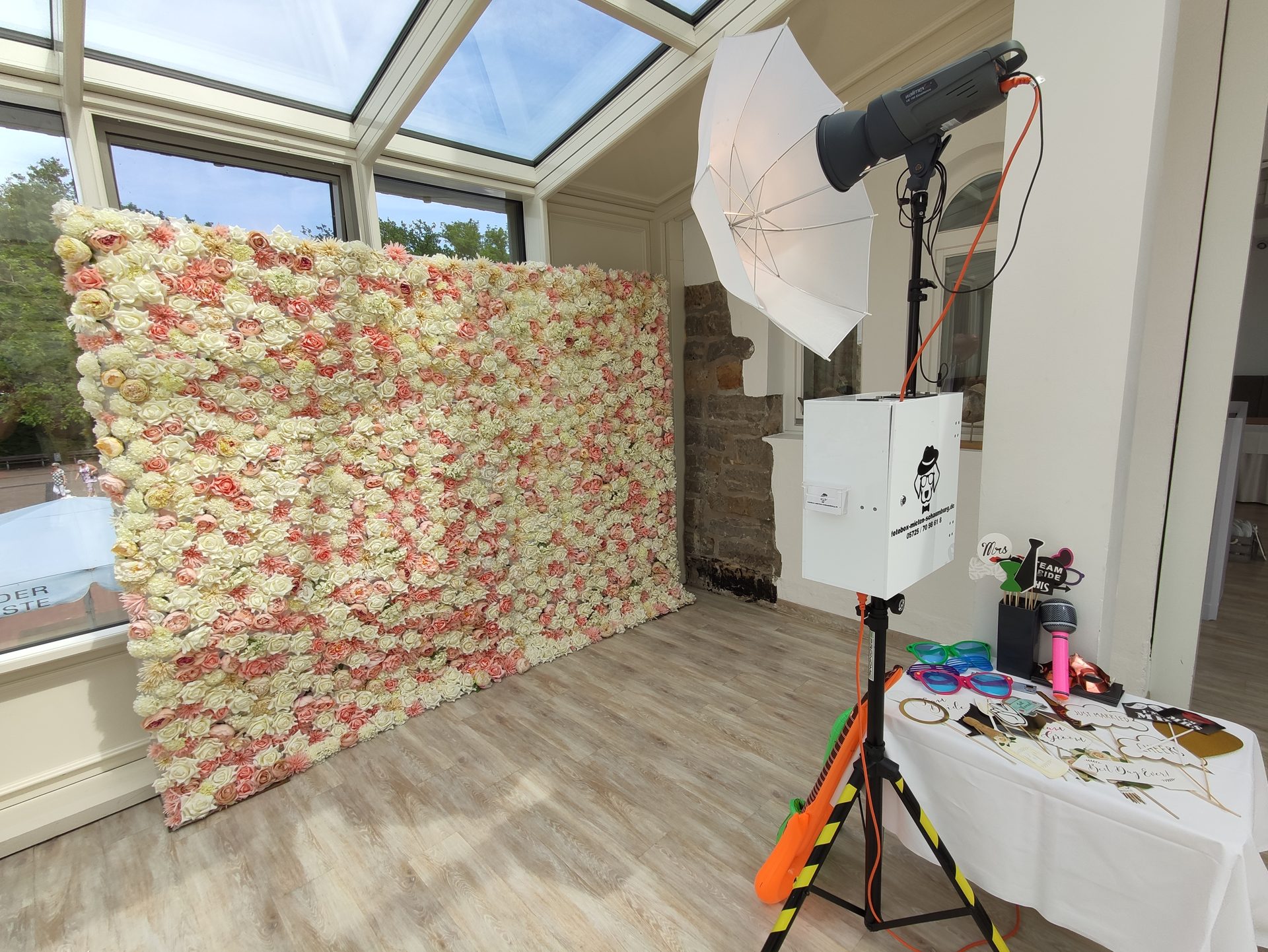 Fotobox in den Strandterrassen Steinhude